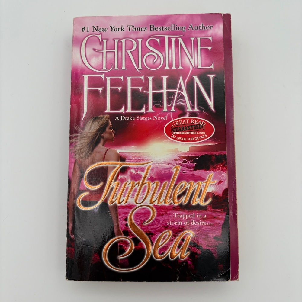 4 books for $16 - Turbulent Sea- A Drake Sisters Novel - by Christine Feehan